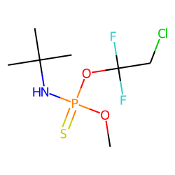 O-Methyl-O-(1,1-difluoro-2-chloroethyl)-N-(1,1-dimethylethyl)-phosphorothioamidate