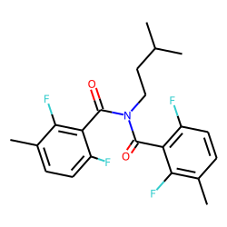 Benzamide, 2,6-difluoro-3-methyl-N-(2,6-difluoro-3-methylbenzoyl)-N-(3-methylbutyl)-