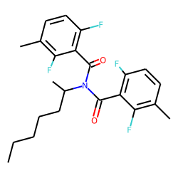 Benzamide, 2,6-difluoro-3-methyl-N-(2,6-difluoro-3-methylbenzoyl)-N-(hept-2-yl)-