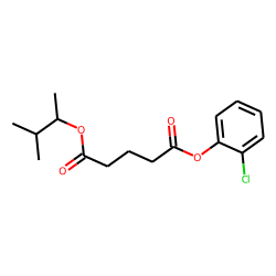 Glutaric acid, 3-methylbut-2-yl 2-chlorophenyl ester