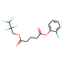 Glutaric acid, 2,2,3,3-tetrafluoropropyl 2-chlorophenyl ester