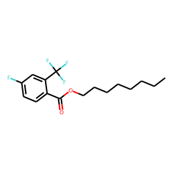 4-Fluoro-2-trifluoromethylbenzoic acid, octyl ester