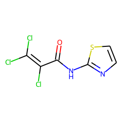 2,3,3-Trichloro-n-(2-thiazole) acrylamide
