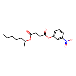 Succinic acid, hept-2-yl 3-nitrophenyl ester