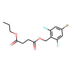 Succinic acid, 4-bromo-2,6-difluorobenzyl propyl ester