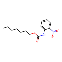 O-nitro carbanilic acid, n-heptyl ester