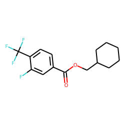 3-Fluoro-4-trifluoromethylbenzoic acid, cyclohexylmethyl ester