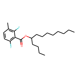 2,6-Difluoro-3-methylbenzoic acid, 5-tridecyl ester