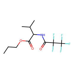 L-Valine, N-pentafluoropropionyl-, propyl ester
