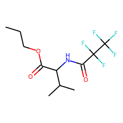 l-Valine, n-pentafluoropropionyl-, propyl ester