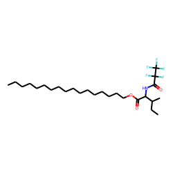 l-Isoleucine, n-pentafluoropropionyl-, heptadecyl ester
