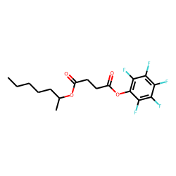 Succinic acid, hept-2-yl pentafluorophenyl ester