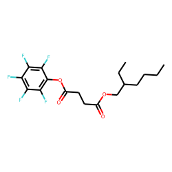 Succinic acid, 2-ethylhexyl pentafluorophenyl ester