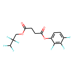Succinic acid, 2,2,3,3-tetrafluoropropyl 2,3,4-trifluorophenyl ester