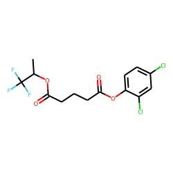 Glutaric acid, 1,1,1-trifluoroprop-2-yl 2,4-dichlorophenyl ester