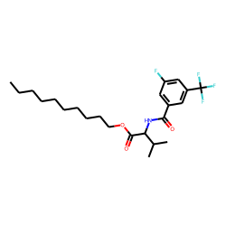 L-Valine, N-(3-fluoro-5-trifluoromethylbenzoyl)-, decyl ester