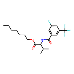 L-Valine, N-(3-fluoro-5-trifluoromethylbenzoyl)-, heptyl ester