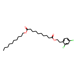 Sebacic acid, decyl 2,4-dichlorophenethyl ester