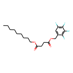 Succinic acid, nonyl 2,3,4,5-tetrafluorobenzyl ester