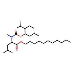 L-Leucine, N-methyl-N-((1R)-(-)-menthyloxycarbonyl)-, undecyl ester