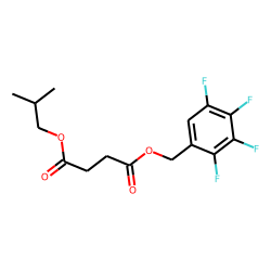 Succinic acid, isobutyl 2,3,4,5-tetrafluorobenzyl ester