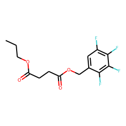 Succinic acid, propyl 2,3,4,5-tetrafluorobenzyl ester