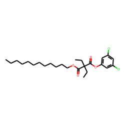 Diethylmalonic acid, 3,5-dichlorophenyl dodecyl ester