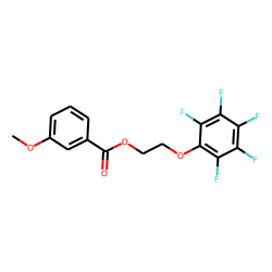 3-Methoxybenzoic acid, 2-(pentafluorophenoxy)ethyl ester