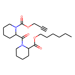 Pipecolylpipecolic acid, N-propargyloxycarbonyl-, hexyl ester