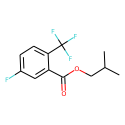 5-Fluoro-2-trifluoromethylbenzoic acid, isobutyl ester