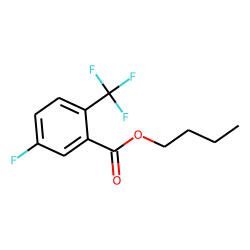 5-Fluoro-2-trifluoromethylbenzoic acid, butyl ester