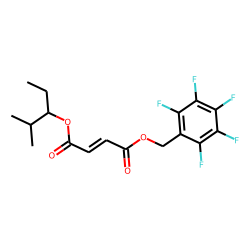 Fumaric acid, pentafluorobenzyl 2-methylpent-3-yl ester