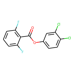 2,6-Difluorobenzoic acid, 3,4-dichlorophenyl ester