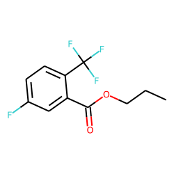 5-Fluoro-2-trifluoromethylbenzoic acid, propyl ester