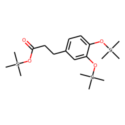 Hydrocinnamic acid, 3,4-bis(trimethylsiloxy)-, trimethylsilyl ester