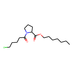 L-Proline, N-(5-chlorovaleryl)-, heptyl ester
