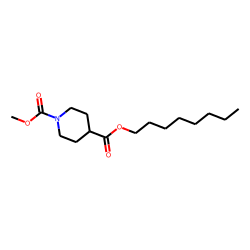 Isonipecotic acid, N-methoxycarbonyl-, octyl ester