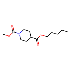Isonipecotic acid, N-methoxycarbonyl-, pentyl ester