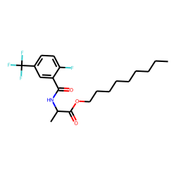 D-Alanine, N-(2-fluoro-5-trifluoromethylbenzoyl)-, nonyl ester