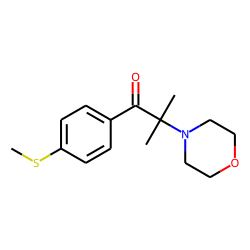 1-Propanone, 2-methyl-1-[4-(methylthio)phenyl]-2-(4-morpholinyl)-