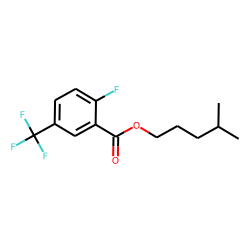 2-Fluoro-5-trifluoromethylbenzoic acid, isohexyl ester
