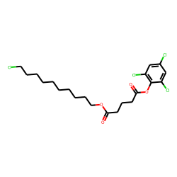 Glutaric acid, 2,4,6-trichlorophenyl 10-chlorodecyl ester