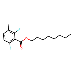 2,6-Difluoro-3-methylbenzoic acid, octyl ester