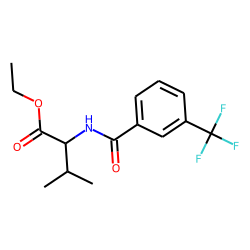 L-Valine, N-(3-trifluoromethylbenzoyl)-, ethyl ester