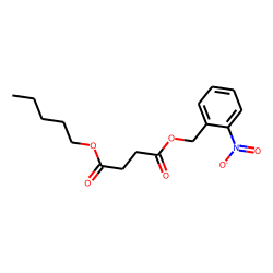 Succinic acid, 2-nitrobenzyl pentyl ester