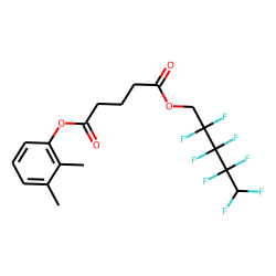 Glutaric acid, 2,2,3,3,4,4,5,5-octafluoropentyl 2,3-dimethylphenyl ester