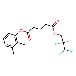 Glutaric acid, 2,2,3,3-tetrafluoropropyl 2,3-dimethylphenyl ester