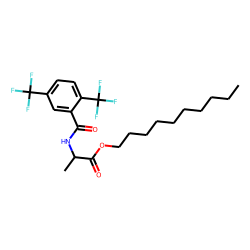 D-Alanine, N-(2,5-ditrifluoromethylbenzoyl)-, decyl ester