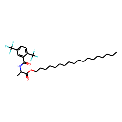 D-Alanine, N-(2,5-ditrifluoromethylbenzoyl)-, octadecyl ester