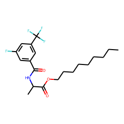 D-Alanine, N-(3-fluoro-5-trifluoromethylbenzoyl)-, nonyl ester